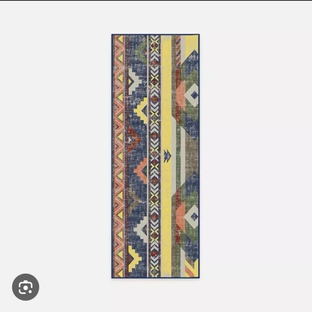 Ruggable Kilim Navy Batik Rug (Rug + Pad)